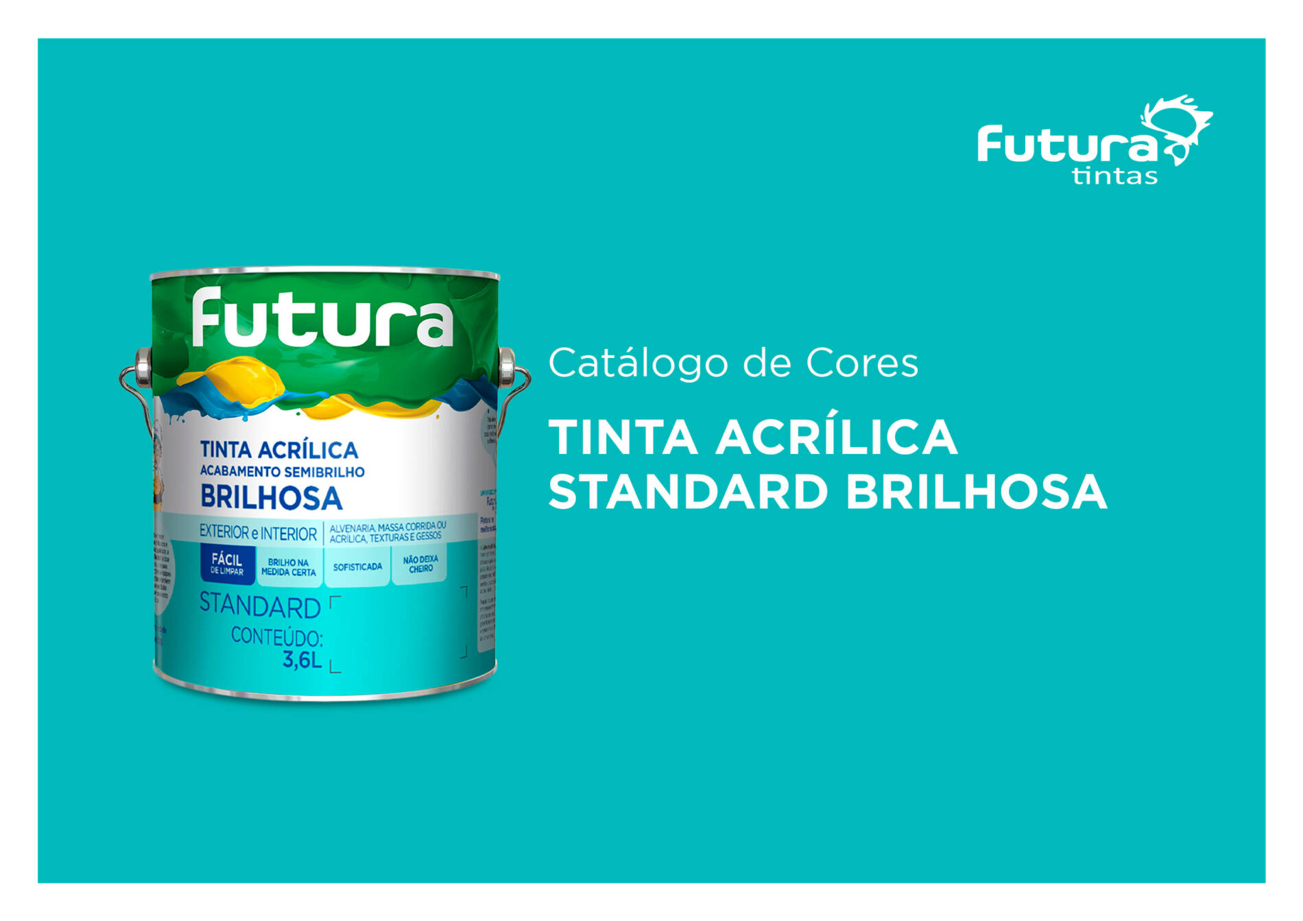 Tinta Acrílica Standard Brilhosa